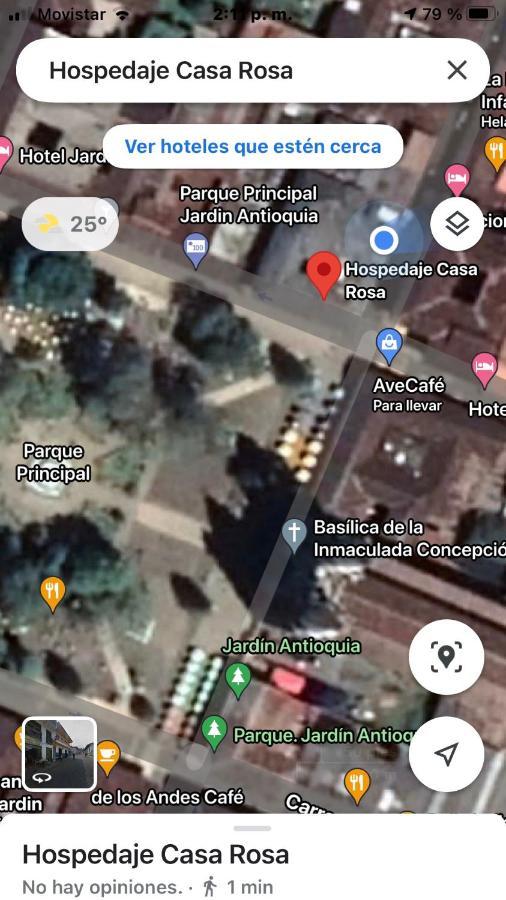 Hospedaje Casa Rosa Jardín Eksteriør bilde